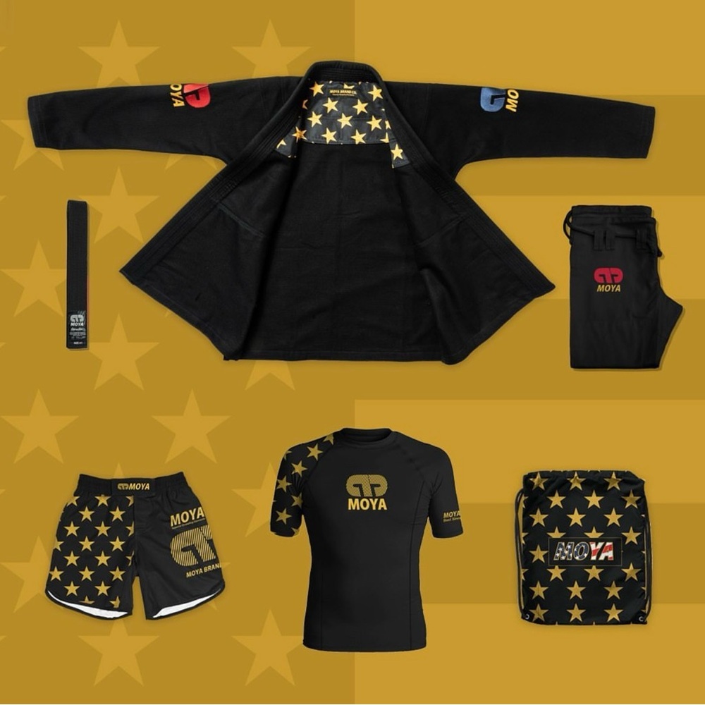 WASHED Moya ‘23 Black and Gold Star BJJ Gi